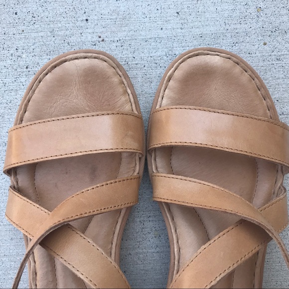 born idella leather sandal
